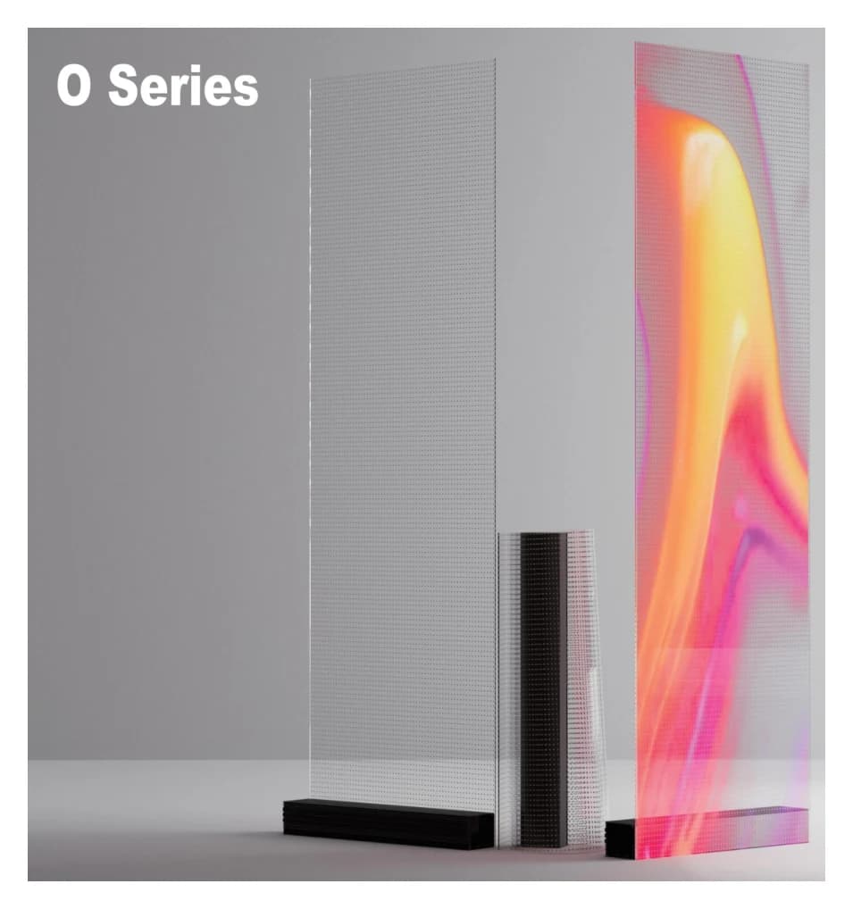 Transparent LED film