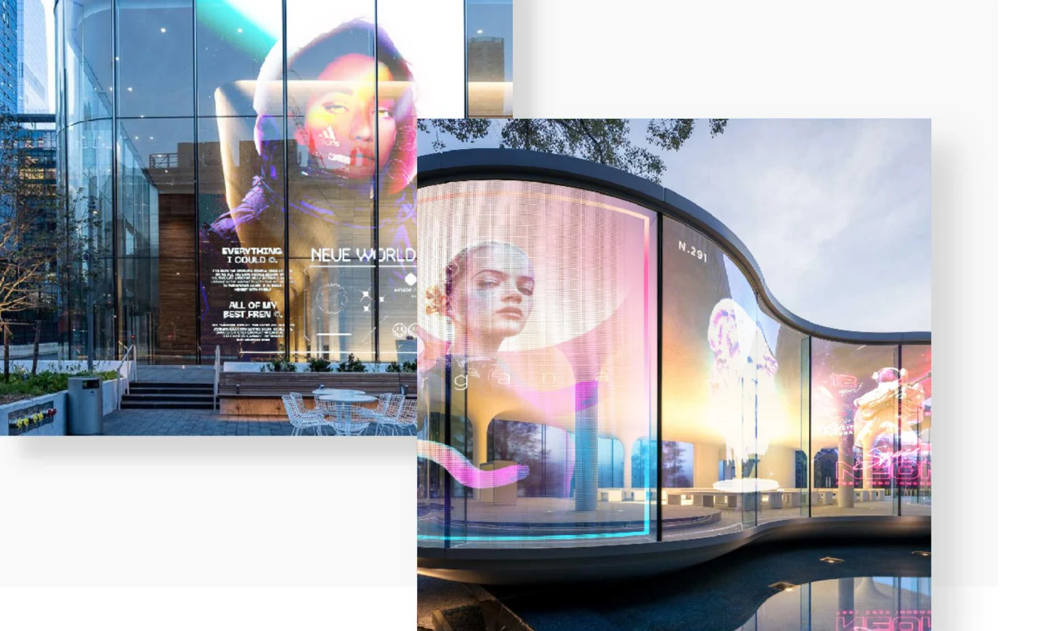 Retail storefronts